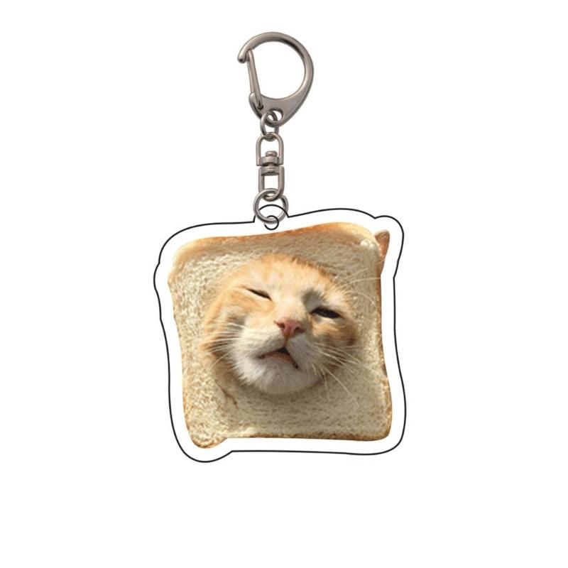 Cat Keychain Charms Kitten Pendant Cat Keyring Charm Bag Keyring Hanging Ornament Cell Phone Charms Decorations for Girl