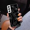 Abstract Line Women Face Phnoe Case for Samsung Galaxy S26 S25 Edge S23 S24 Ultra S22 Plus S21 S20 FE Unique Cover Soft Coque Ga