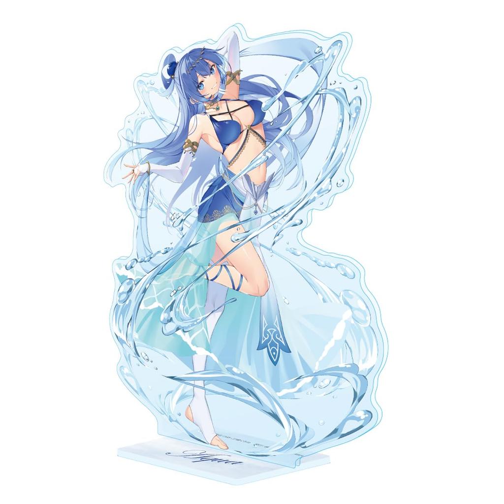 KADOKAWA Blessing on this Wonderful Acrylic Stand Figure Aqua Commemorative Costume H200 x W140mm or less Acrylic KonoSuba God's World! Ver. Approx.