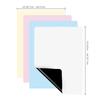 Fridge Magnetic Whiteboard Film Magnetic Fridge Memoboard 297x210mm 420x297mm Magnetic Writing Board for Kitchen Office