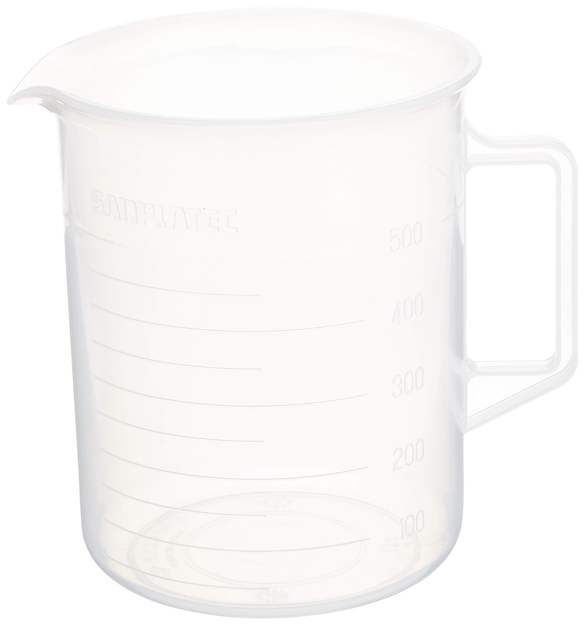 

SANPLATEC Polypropylene Hand Beaker 500ml 1029 Translucent