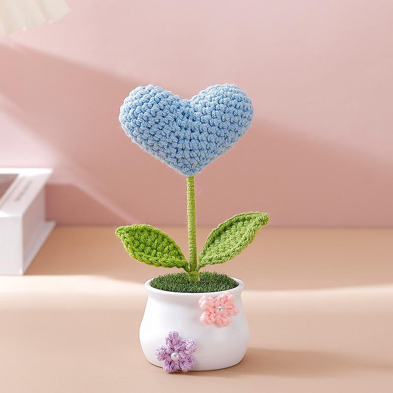 Accessoires de Photographie Crochetés Artificiels Mariage Fête Créatif Perles Simulation Bonsaï Fait Main DIY