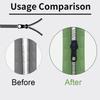 18x Zippers Sliders Zippers Repair Kits Zippers Pullers Replacement Zippers Teeth Zippers for Jackets Suitcases Jeans