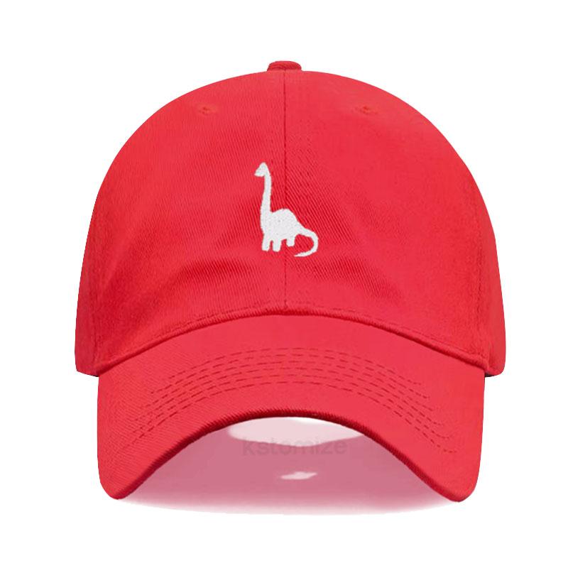 Unisex Soft Cotton Dad Hat Dinosaur Embroidery Baseball Cap For Women Men Adjustable Unisex Casual Sports Caps