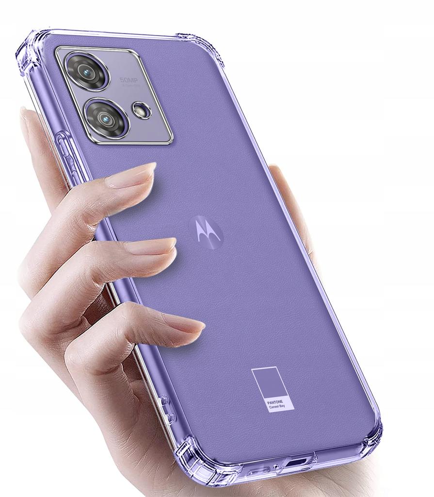 Custodia per Motorola Moto EDGE 40 Neo ANTI-SHOCK TRASPARENTE RETRO + VETRO