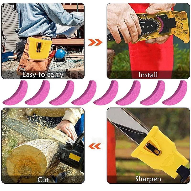 Chainsaw Sharpener, Portable Chainsaw Sharpener Kit For 12''-22'' Saws, Universal Chainsaw Sharpener,Chain Saw Sharpener Tool