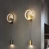 Modern Nordic Wall Lamp: Minimalist Bedside and Corridor Light for Luxe Living Rooms