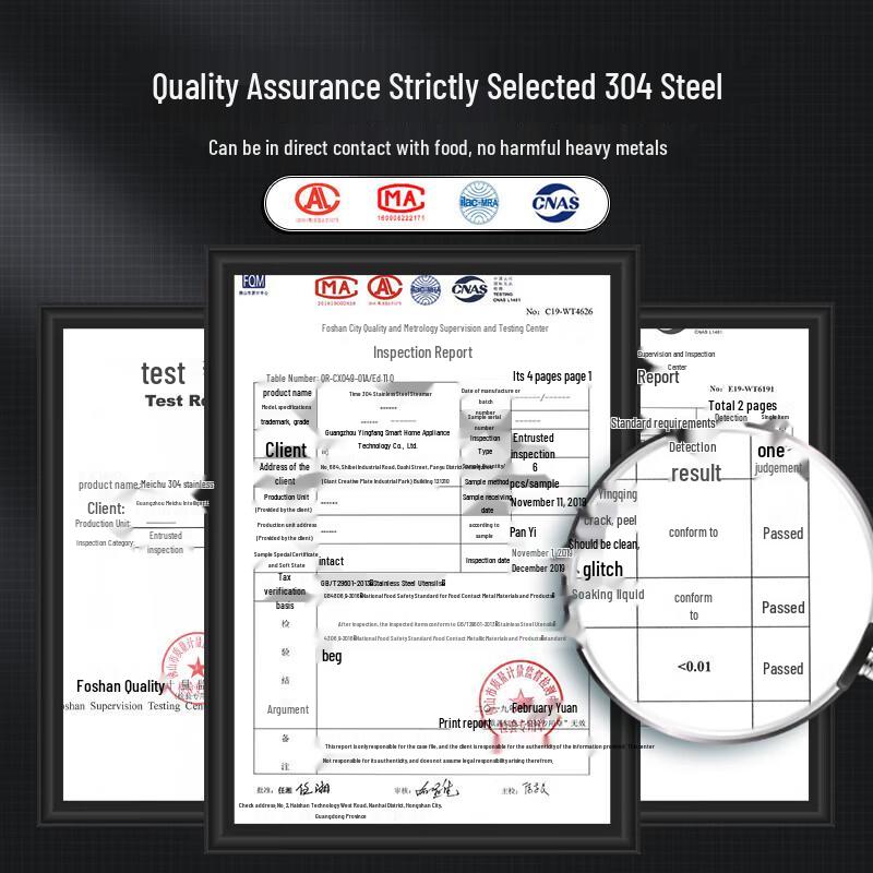 MAXCOOK 3-Layer 304 Stainless Steel Steamer Pot