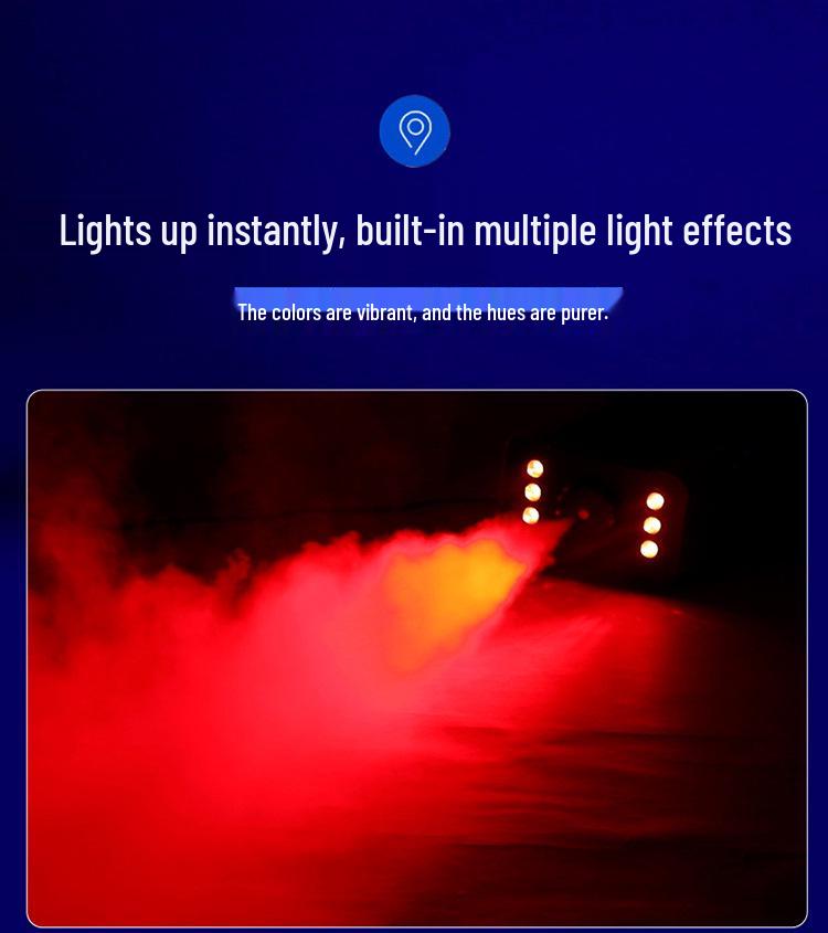 1500W LED Fog Machine with Remote Control, Electronic Temperature Control for Weddings and Bars