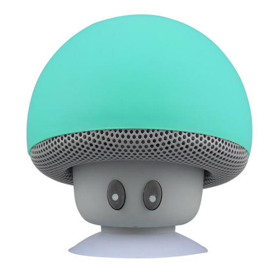 Portable Mini Cute Mushroom Waterproof Sucker Bluetooth-compatible Speaker Bass Sound Box