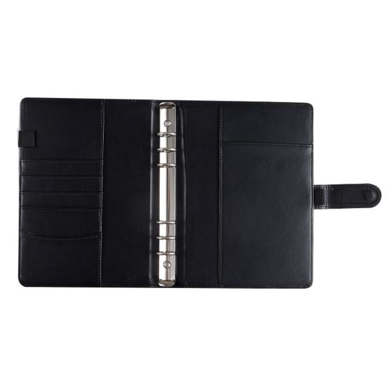 

Чехол для ноутбука, универсальный водонепроницаемый сменный чехол INS A5 с 6 отверстиями, переплет из искусственной кожи, отрывной чехол для подарка A5 чёрный