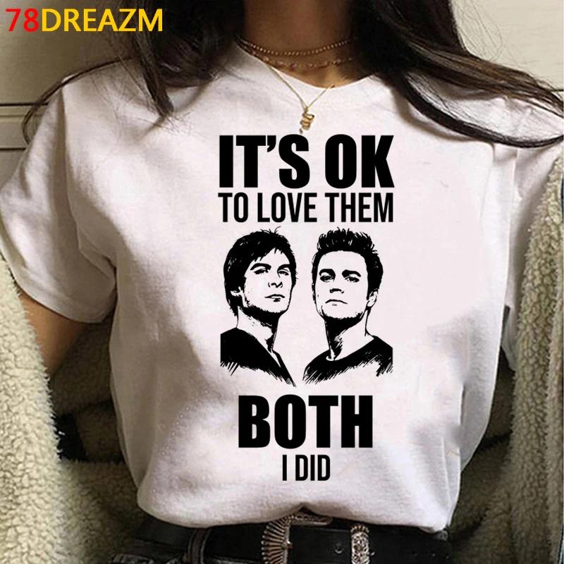 The Vampire Diaries TV Inspired T-Shirt the Vampire Diaries t shirt ulzzang casual aesthetic t shirt top tees Unisex T-Shirt