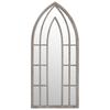 Garden Mirror Sand 70x30 Cm Iron