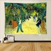 Van Goghs Art Tapestry Wall Hanging Printed Polyester Tapestry INS Decoration Wall Decor