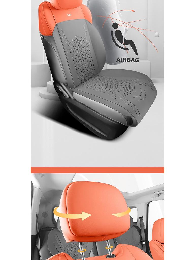 Chery ICAR Suede Saddle Cushion - All-Season Car Seat Cover
