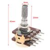 1/2Pcs High-Quality Rk16 Double Potentiometer B100K With Extraction 41 Locating Handle 25Mm Long Serrated
