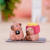 Cute Capybara Action Figures 3D Simulation Capybara Model Capybara Figurine  Children Birthday