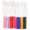 Plastic Handle Steel Wire Crochet Hook for Hair Extensions and Beading - Stainless Steel DIY Tool