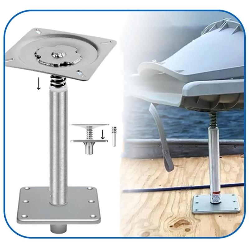 Strong Marine Boat Seat Turning Base With 360 Degree Rotation For Fishing Boats And Pontoon Boats
