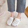 Hole shoes women's non-slip year new lazy beach bag head semi-cool slippers women's summer wear
