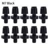 10Pcs Aluminum Alloy Brake Lever Bolts M7/M10 Adjusting Nuts Durable Bicycle Brake Screws
