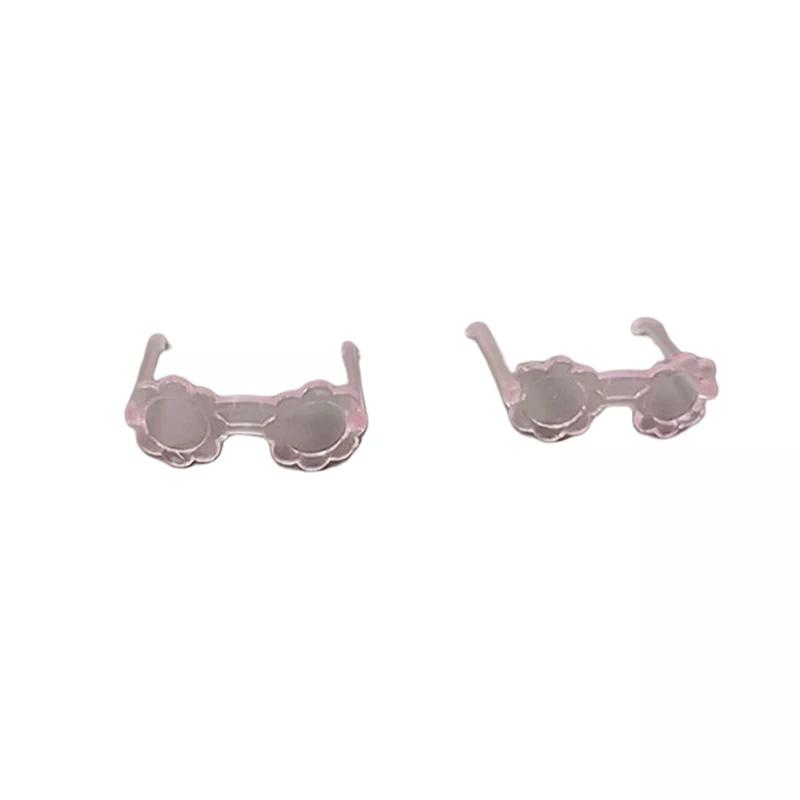 20pcs Dolls Accessories Mini Plastic Glasses For High Dolls For Dolls House Kids Toy Party Glasses