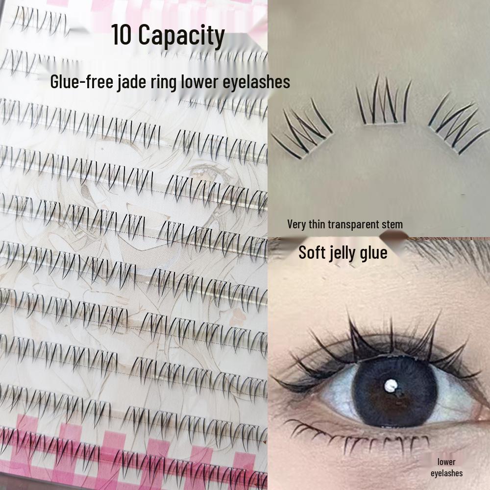 North Star High-Capacity Nude Makeup Lazy Segmented Self-Grafting Adhesive-Free Natural-Look Eyelashes