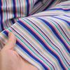 Combed Pure Cotton Color Striped Threaded Pit Stripe Elastic Knitted Jersey Fabric Gradient Stripe Summer T-shirt Vest Fabric