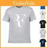 Camiseta Roger Federer Hombre Moda Camisa Algodón Verano Clásico Estampada Camisetas
