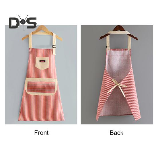 Ladies Cooking Apron Adjustable Strap Convenient Easy Cleaning Strap Apron Pinafore