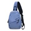 Enkel skulderryggsekk for menn og kvinner crossbody bag liten brystveske sykling sport fjellklatring gutter