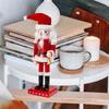 Nutcracker Puppet Wooden Handmade Nutcracker Soldier Creative Gingerbread Man Pop Ornament Christmas Gift Home Decoration