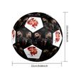 Ronaldo's Portugal Jersey Soccer Ball Size 5 Football Machine-Stitched Indoor/Outdoor Training and Matches Ideal for Soccer Enthusiasts