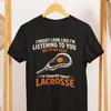 Lacrosse Player T-Shirt: Thinking About Lacrosse Comfort Colors Tee