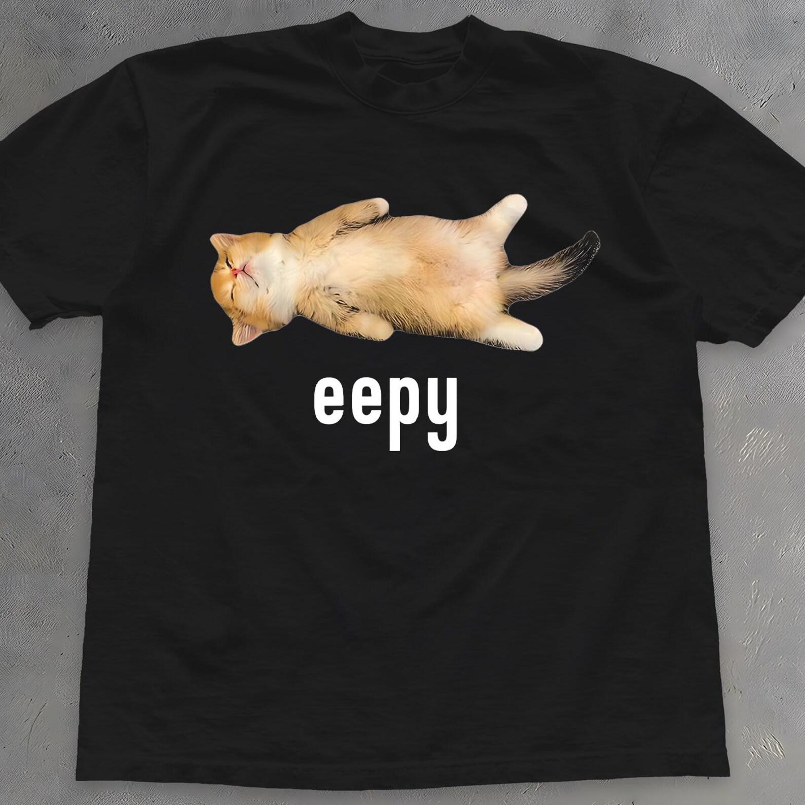 Eepy Cat Shirt - Funny Sleepy Kitten T-Shirt 2XL