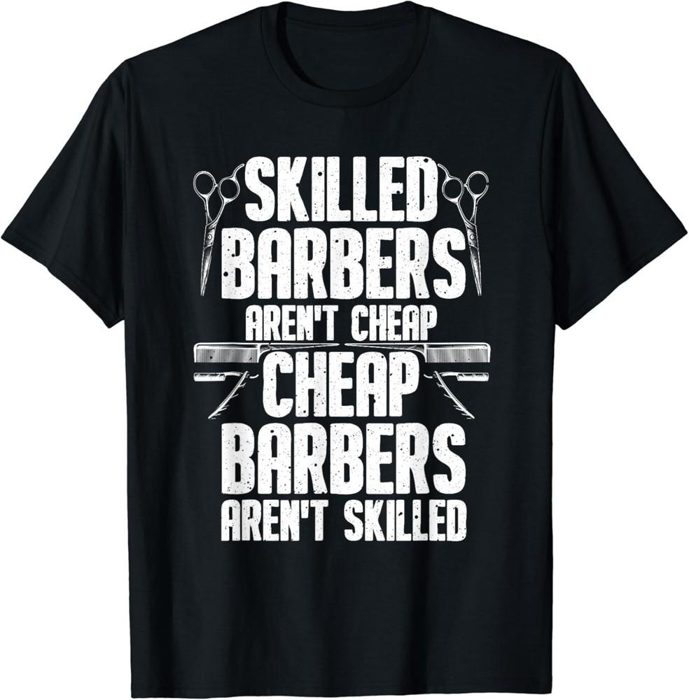 

Barber Designs For Men Dad Funny Hairdressing Hair Stylists Gift Unisex T-Shirt M