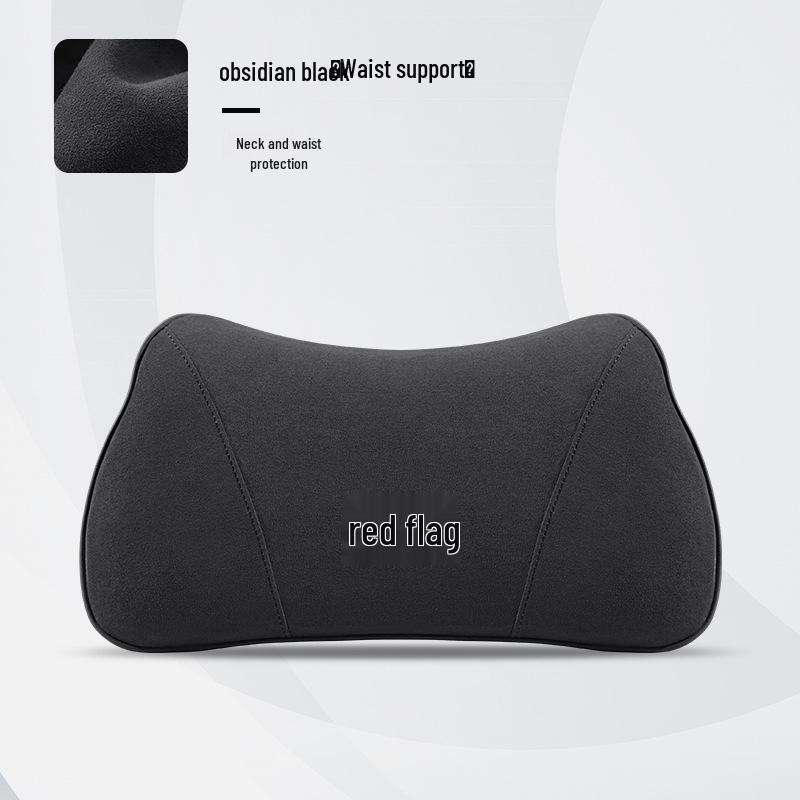 Car Headrest Neck Pillow & Lumbar Support Cushion for Hongqi H5, HS5, H7, H9, HS3, QM5, LS7