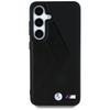 BMW Leather Oversized Stripes MagSafe Case for Samsung Galaxy S25 Black