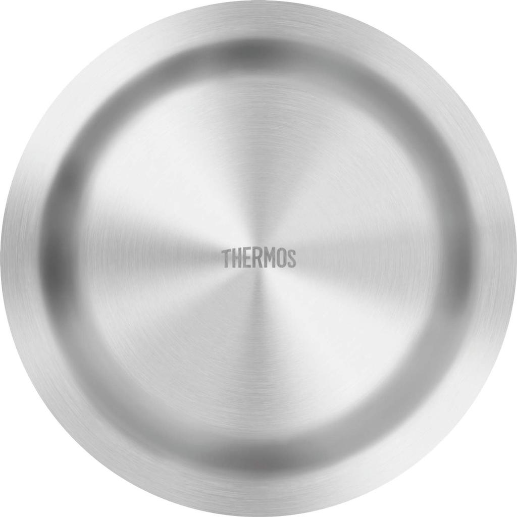 Thermos Outdoor Series Vacuum Insulated Stainless Steel Deep Plate, 21cm, ROT-002, Small