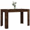 VidaXL Table à dîner chêne fumé 120x60x76 cm bois d'ingénierie, table de salle à manger, table de cuisine, table de 838189