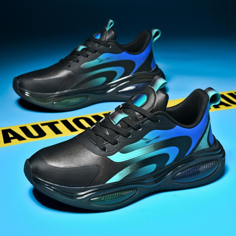 Men's Shoes Large Size Summer New Lightweight Men's Casual Running Shoes Mesh Breathable Wear-resistant Shock-absorbing Sports Shoes