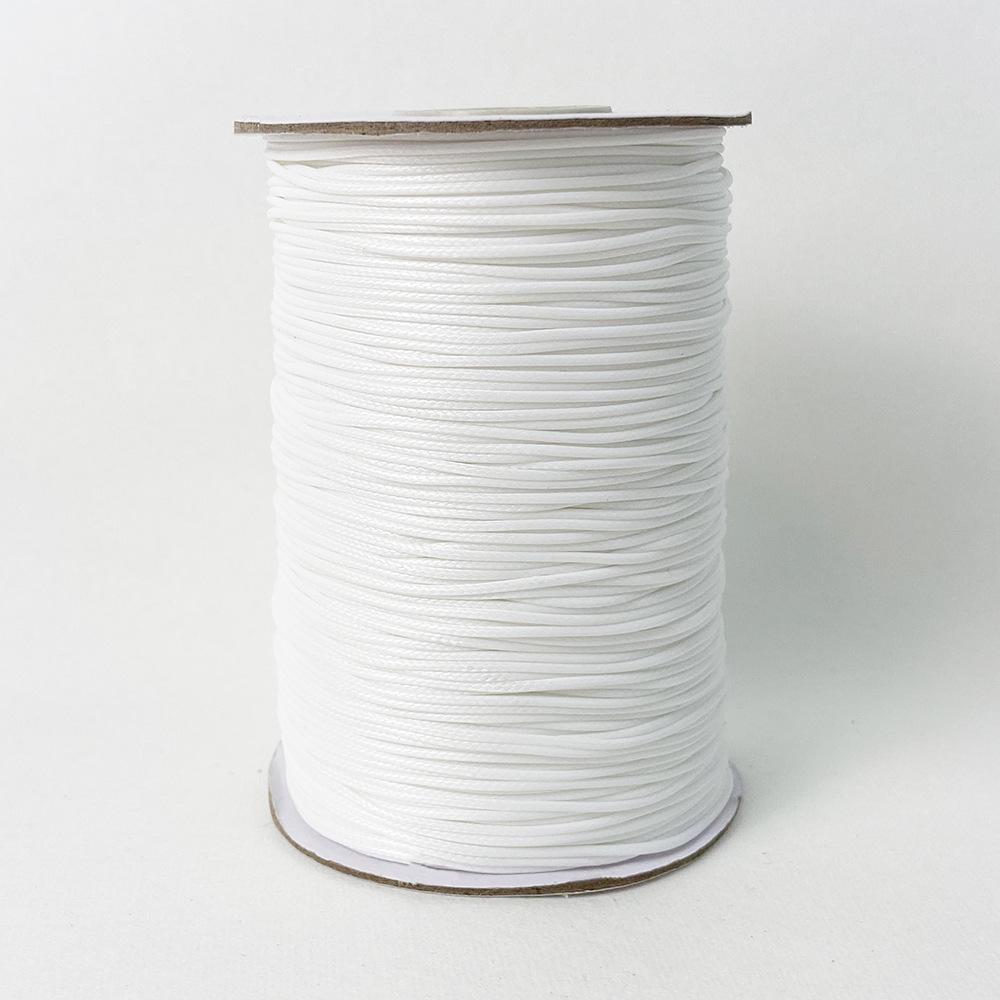 1mm Korean Waxed Rope: Jewelry & Pendant Necklace/Braided Bracelet with PU Leather