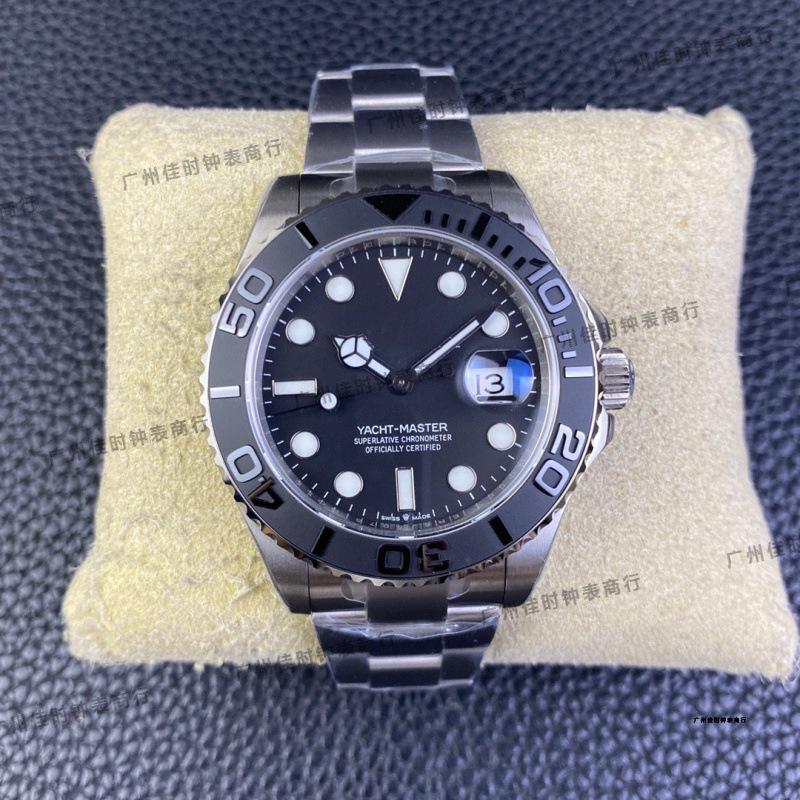 Rolex Grijs Yacht Heren Automatisch Mechanisch Horloge - Groot Wijzerplaat, Waterbestendig, Populair Model