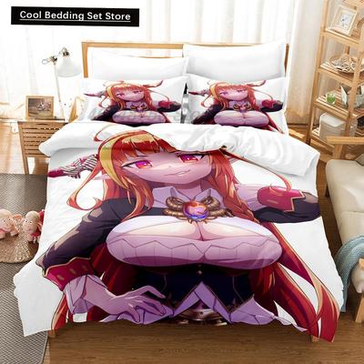 3D Printing Anime Kawaii Girls Kiryuu Coco Bedding Set Single Twin Full Queen King Size Bed Set Teenager Bedroom Duvetcover Sets