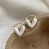 Nuovi orecchini a forma di cuore alla moda per le donne coreano elegante luce lusso amore orecchini pendenti moda semplice goccia gioielli regalo per ragazze