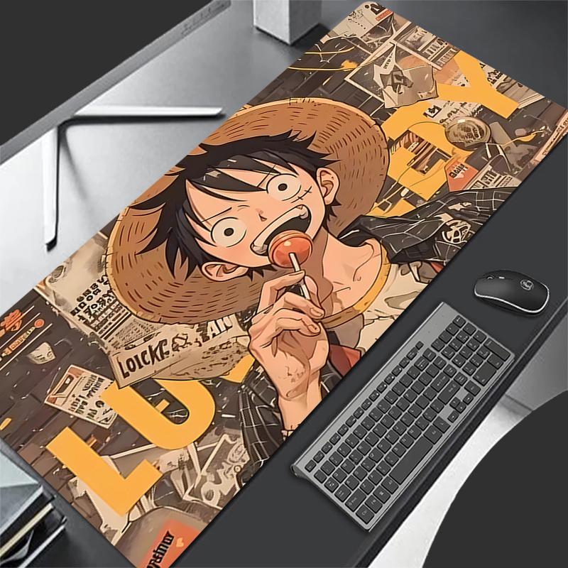 

Mouse Pad one piece luffy Larger E-sports Players Speed Mini Pc Computer Keyboard Desk Mat Laptop Gaming Accessories Mousepad 30x60x0.2cm