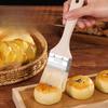 Hochwertiger natürlicher Schafwoll-Backpinsel für BBQ und Backen, lebensmittelechter Öl-Pinsel mit Holzgriff für Küche und Grillen