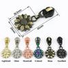 5/10/30Pcs 5# Zipper Puller for Nylon Zip Clothes Bags Decor Zips Slider Handle Sunflower Zippers Head Repair Sewing Supplies
