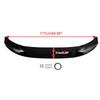 Gloss Black Front Splitter Lip Diffuser Fit BMW 5 Series F10 M Performance