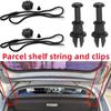 Rear Parcel Shelf Strap Trunk HangsRope Buckle Sling Holding String Cord for MK6 MK5 R20 MK2 8V 1K6863447A 1K6863447A9B9